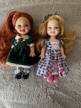 Mattel Barbie Kelly two dolls